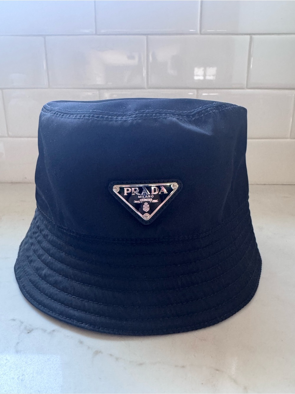 Prada Black Re-Nylon Bucket Hat - Fashion Accessory